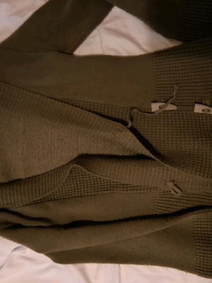 Whisper cardigan like new with Montgomery buttons and inner cord