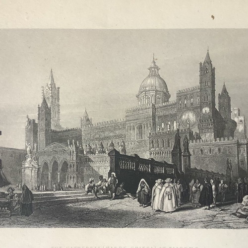 Chalcography Palermo Cathedral 1840 used