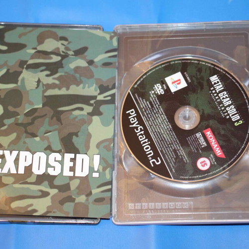 Metal Gear Solid 3 Snake Eater Limited Edition PS2 Steelbook like new