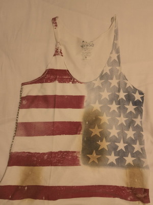 BSB USA Flag Blouse like new, size S