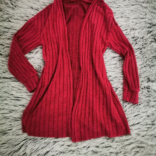 Pink cardigan like new, elastic with soft fabric