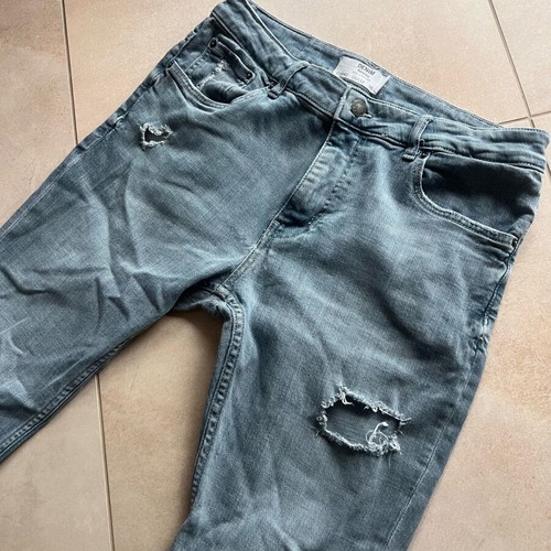 Bershka Skinny Jean like new, gray, size 42 EUR