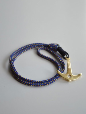 Katerina Ioannidis Seamasters Anchor Bracelet like new, blue and gold