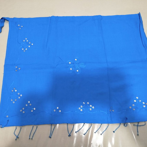 Blue pareo with sequins like new