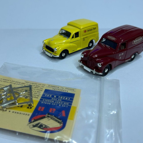 Lledo Vanguards 1996 Set Austin A40 Van 50's & Morris Minor 60's New