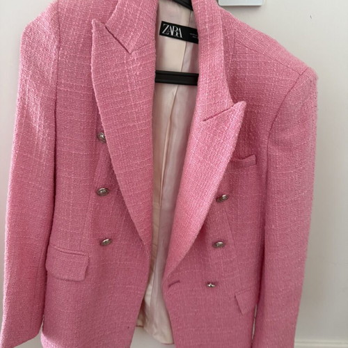Zara pink blazer, XS