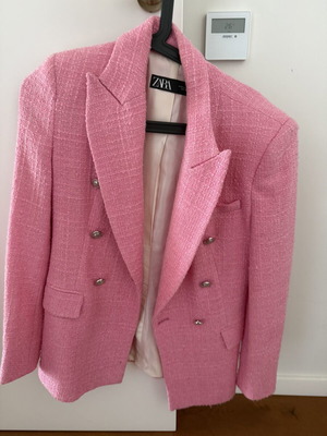 Zara pink blazer, XS