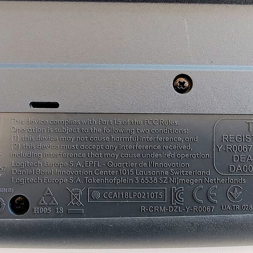 Logitech wireless keyboard Y-R0067 MK330 Greek layout without receiver