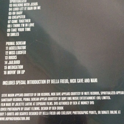 Hoping for Palestine DVD like new, rock concert