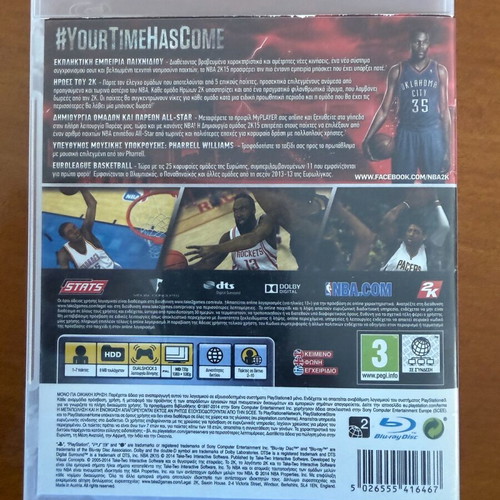 NBA 2K15 game for PlayStation 3 like new