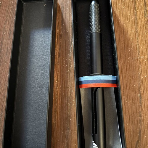 BMW M Collection Rollerball pen new with carbon detail