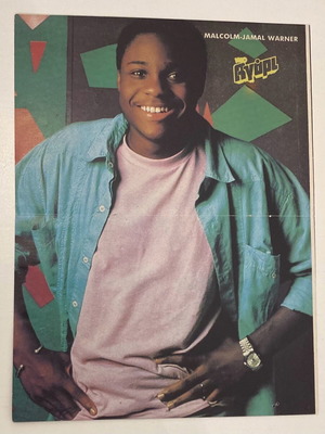 Αφίσα Malcolm Jamal Warner από περιοδικό Αγόρι σε καλή κατάσταση