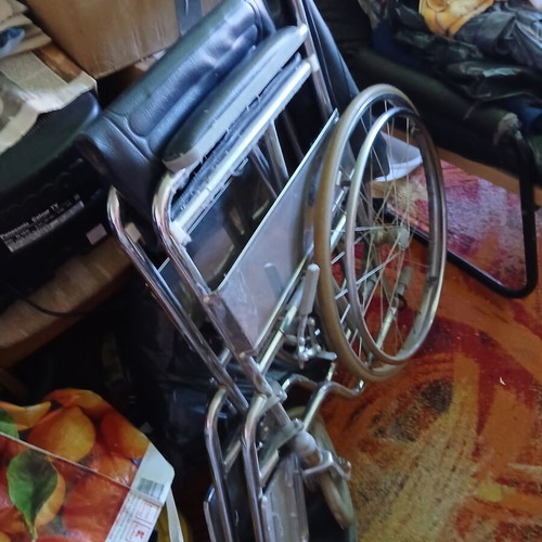Wheelchair like new, sturdy for large person