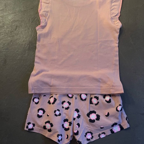 HEMA girls' pajama set size 110-116 cm like new, cotton, salmon color