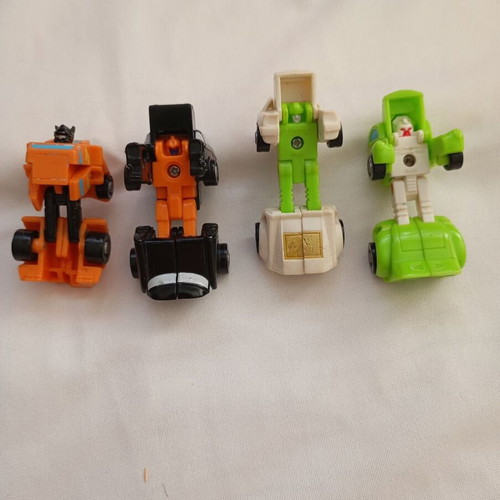 Transformers G1 Micromasters Hot Rod Patrol set used, 4 pieces