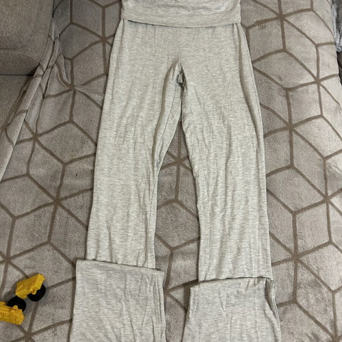 Wideleg light weight leggings, size XS, grey