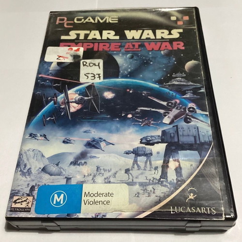 Star Wars Empire At War PC game used, complete double CD case