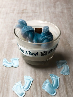 Baby Shower Candle It’s A Boy Edition Handmade