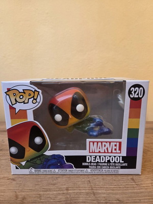 Funko Pop Marvel Deadpool Rainbow Pride figure like new