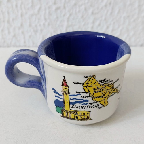 Vintage coffee cup souvenir Zakynthos like new