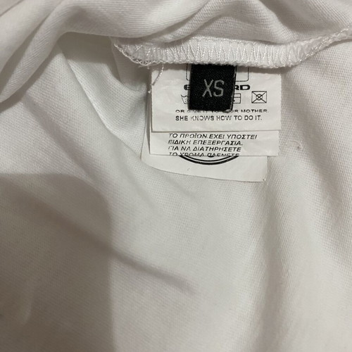 Edward Jeans white T-shirt XS like new, 100% cotton