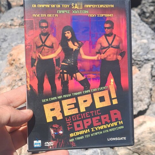 Repo! DVD used, action adventure with subtitles