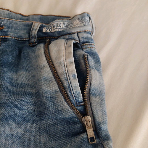 Zara boys' denim shorts size 7 years like new, 122 cm