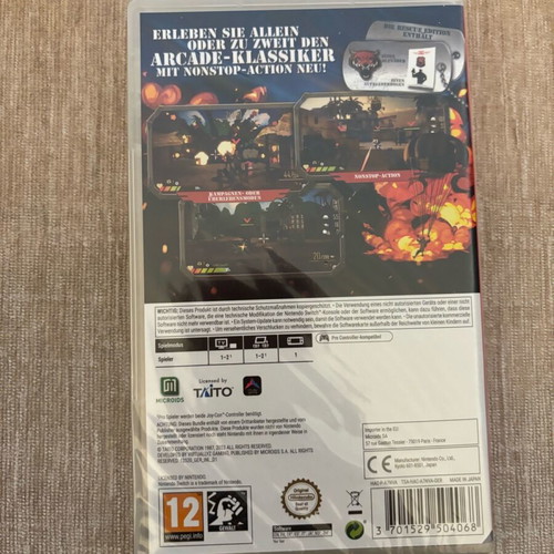 Operation Wolf Returns FM Nintendo Switch sealed new