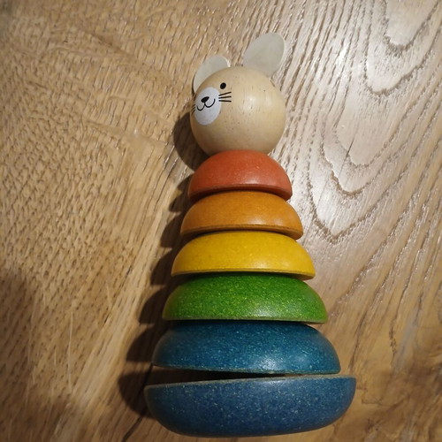 Plan toys Stacking Ring Mouse μεταχειρισμένο σε πολύ καλή κατάσταση
