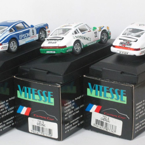 Porsche 911 Carrera Cup 1991 France σετ 18 μοντέλων καινούργιο, Vitesse