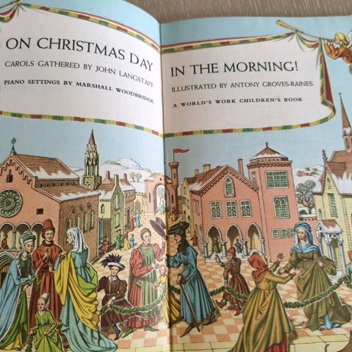Children's book On Christmas Day In The Morning! like new, 1959