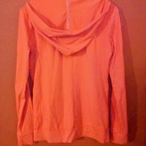 Makó jacket with hood like new, size L, red