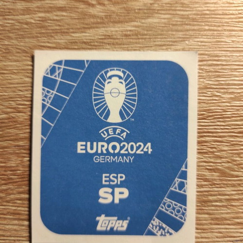 Euro 2024 Topps gold Esp-Sp-s sticker used