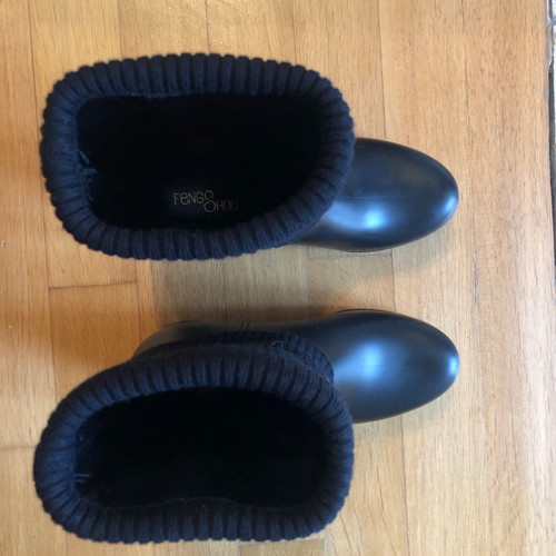 Feng Shoe black boots size 38 new