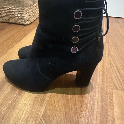 Tamaris ankle boots used, black, size 38