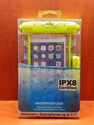 Puro waterproof case up to 5.1" new, plastic