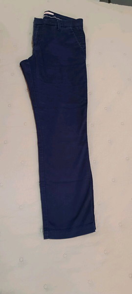 chino παντελόνι blue navy pink woman no. 38