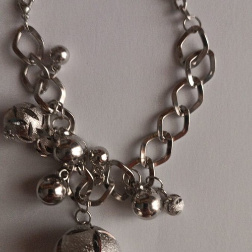 Bracelet with silver charms new