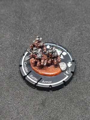 Mechwarrior Cavalier Battle Armor #011 like new, Veteran