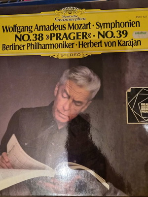 Symphonies No. 38 "Prager" and No. 39 Wolfgang Amadeus Mozart used LP
