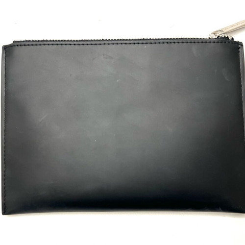 Victor & Rolf black zip clutch bag used