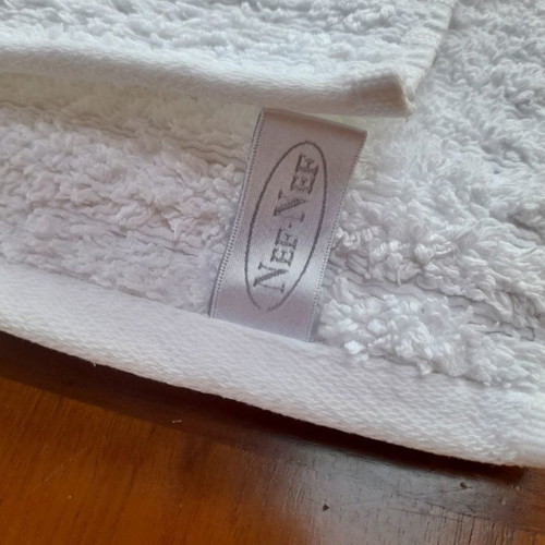 Nef-Nef white face towels like new