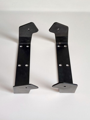 Speaker wall mounts used, metal for outdoor spaces