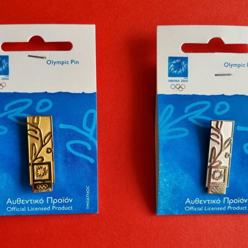 Pins Athens 2004 Emblems new, set of 14 pieces