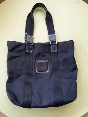 Longchamp tote shoulder bag used, black