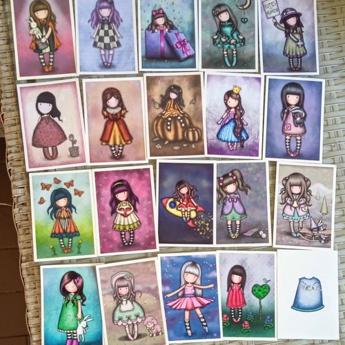 Santoro 2019 stickers pack of 66 for pink album