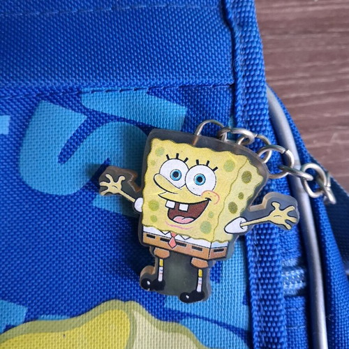 SpongeBob SquarePants Kids Blue and Yellow Shoulder Bag New