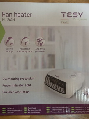 Tesy Floor Fan Heater HL-240H new, 2400W