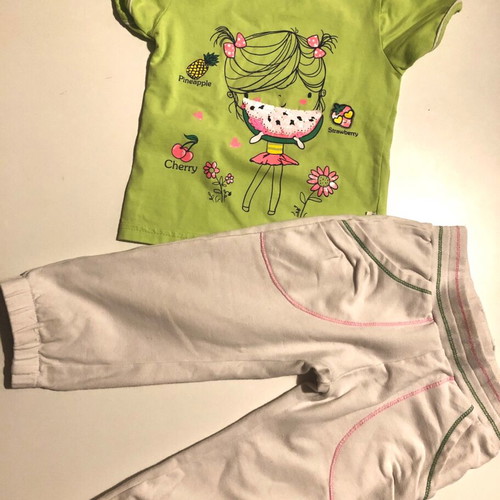 Cotton baby clothing set 12-18 months like new