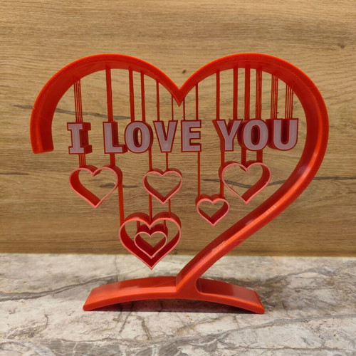 Valentine Heart String Art new, size 24x22 cm